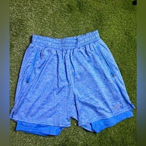 Blue Men Athletic shorts Small